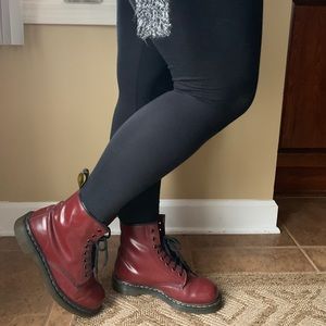 Dr Martens Cherry Red Boots | Poshmark